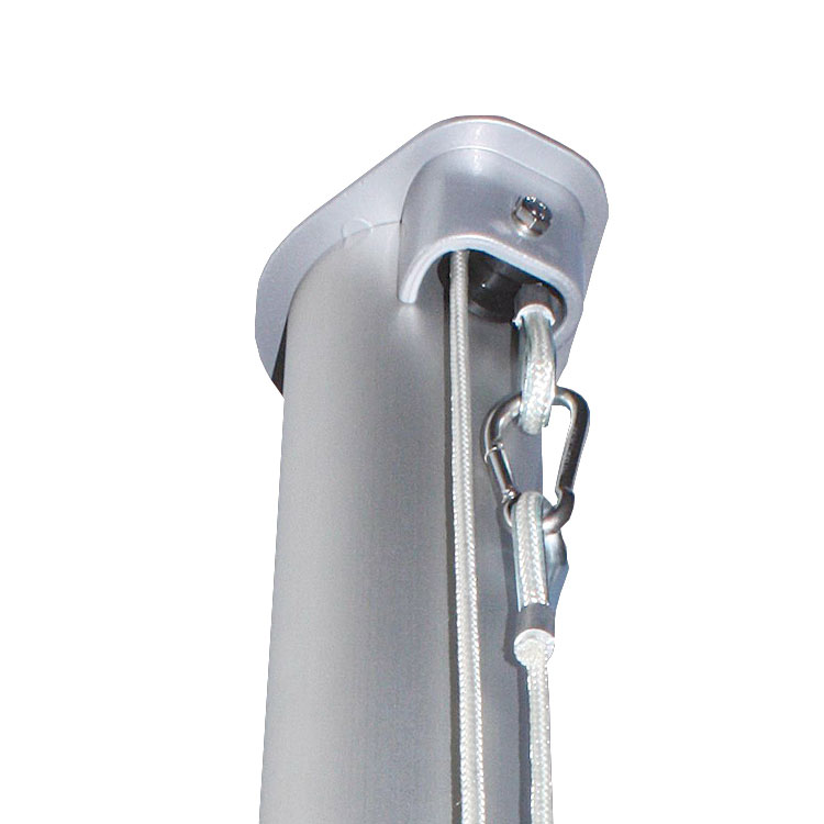 Aluminium Fahnenmast A-Z75, mit Standard-Hissvorrichtung