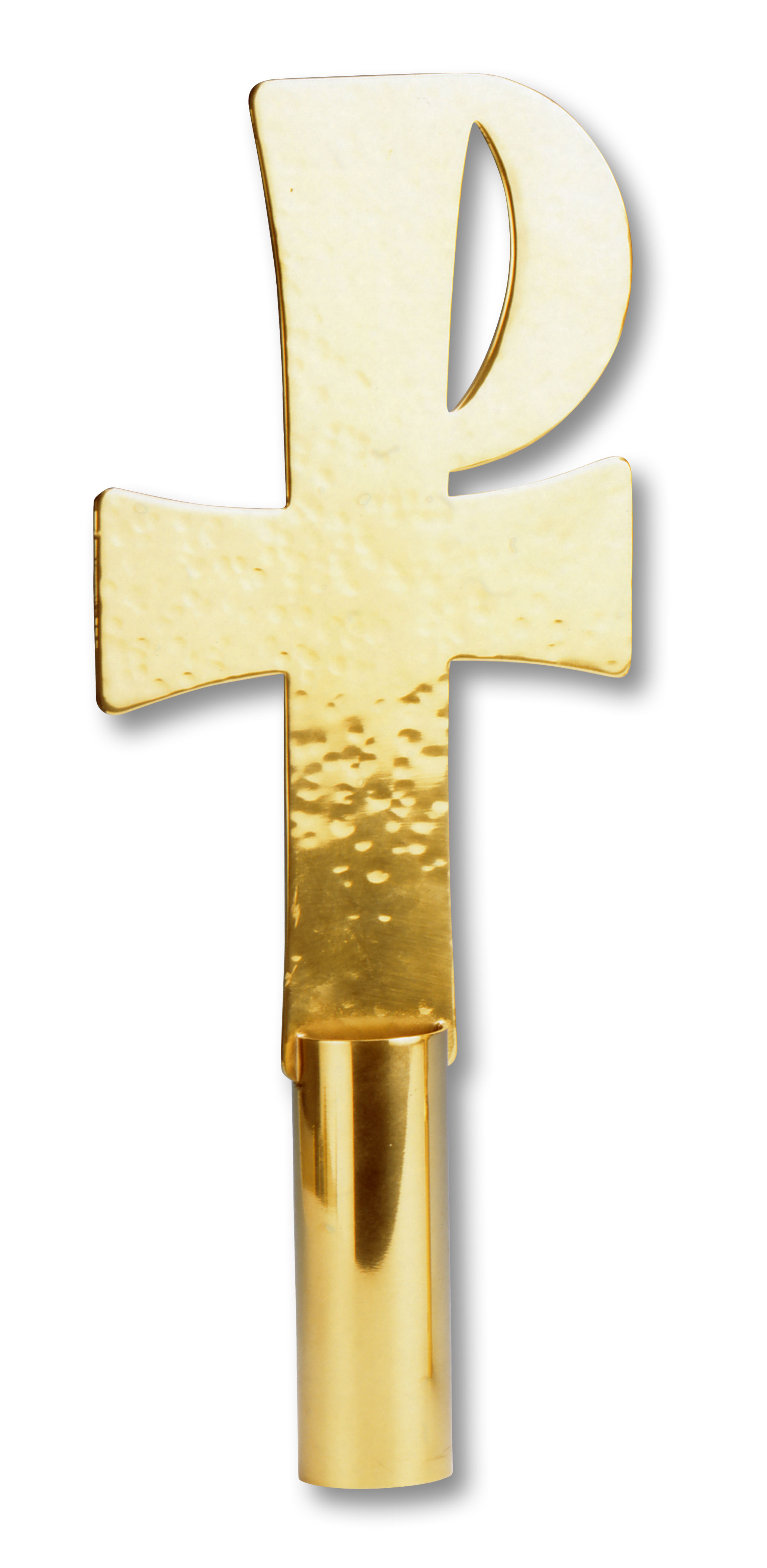 Großes goldfarbenes Paxsymbol